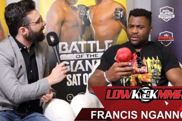 Francis Ngannou "I didn't know Spider-Man until I was a grown man" Interview with Tim Wheaton