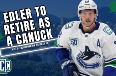 ALEX EDLER TO RETIRE AS A CANUCK