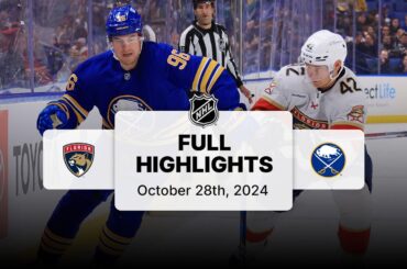 Panthers at Sabres | October 28, 2024 | NHL Full Game Highlights