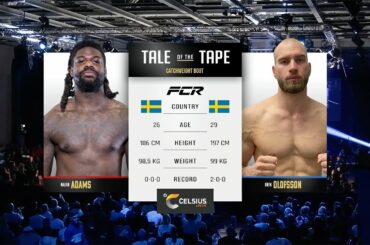 FCR 15: Najib Adams vs Erik Olofsson