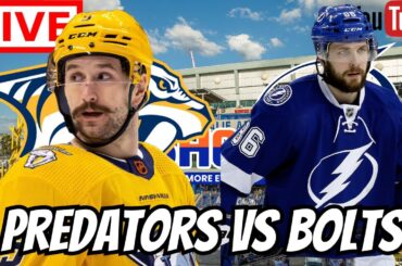 Nashville Predators Vs Tampa Bay Lightning NHL 🏒 Live Stream