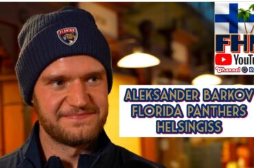 Aleksander Barkov: Florida Panthers Helsingissä/Florida Panthers in Helsinki