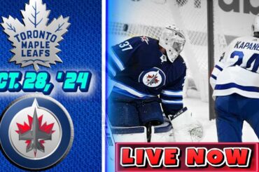 JOIN US LIVE: Toronto Maple Leafs CLASH with the Winnipeg Jets!