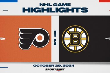 NHL Highlights | Flyers vs. Bruins - October 29, 2024