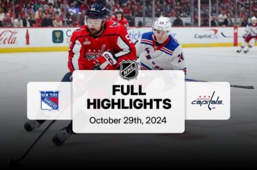 NHL Highlights | Rangers vs. Capitals - October 29, 2024