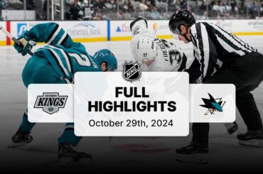 NHL Highlights | Kings vs. Sharks - October 29, 2024