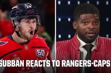 Rangers vs. Capitals Reaction: Washington showed they’re able to compete with the best – P.K Subban