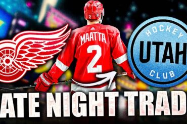 STEVE YZERMAN MAKES A LATE NIGHT TRADE: DETROIT RED WINGS & UTAH HOCKEY CLUB (Olli Maatta)