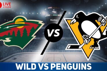 Minnesota Wild vs Pittsburgh Penguins LIVE GAME REACTION & PLAY-BY-PLAY