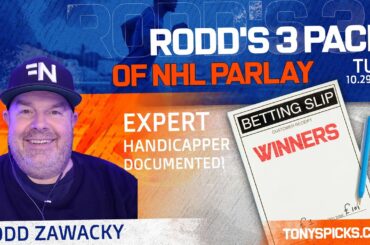 FREE NHL PARLAY Picks & Predictions by Rodd Zawacky, Tuesday 10/29/24