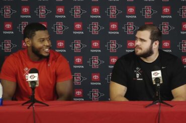 SDSU FOOTBALL: PLAYERS MARLEM LOUIS & BRAYDEN BRYANT PREVIEW BOISE STATE