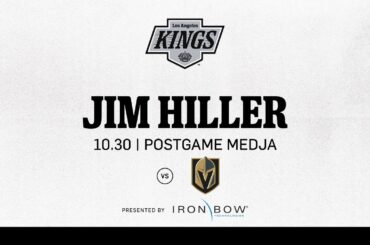 Head Coach Jim Hiller | 10.30 LA Kings beat the Vegas Golden Knights